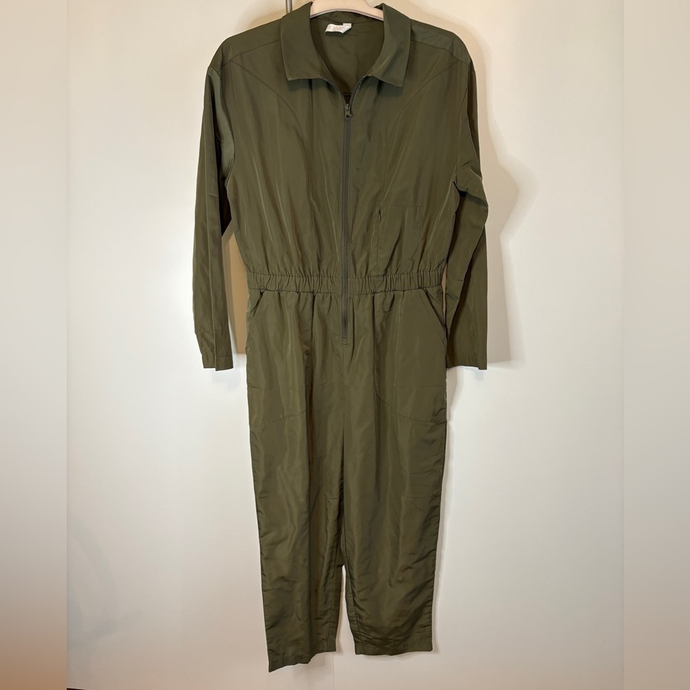 “SJP” Zella Olive Green Jumpsuit